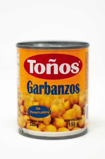 Imagen de GARBANZO TONOS NATURAL LATA  150.00 G