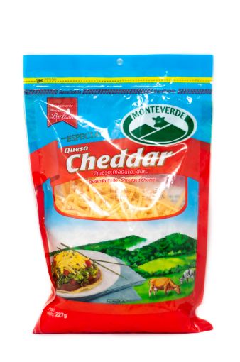 Imagen de QUESO CHEDDAR MONTEVERDE RALLADO 227 g 