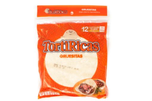 Imagen de TORTILLAS TORTIRICAS GRUESITAS DE MAÍZ 12 UND 302 G