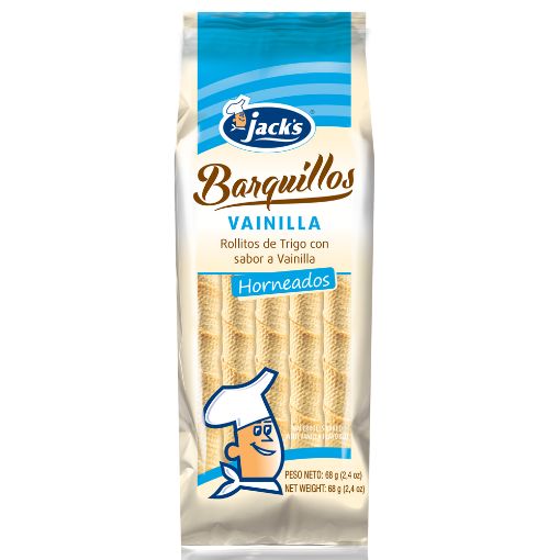 Imagen de BARQUILLO JACK'S SABOR VAINILLA 68.00 G
