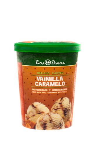 Imagen de HELADO DOS PINOS VANILLA CARAMELO 499 G