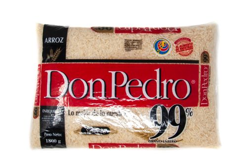 Imagen de ARROZ DON PEDRO ENRIQUECIDO 99% GRANO ENTERO 1800 G