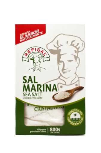 Imagen de SAL MARINA GRANULADA REFISAL 800 G 