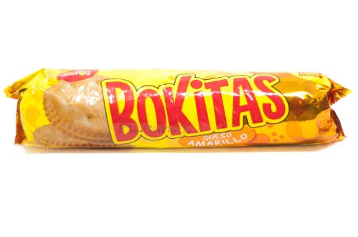 Imagen de GALLETA POZUELO BOKITA QUESO AMARILLO TUBO 144 G 