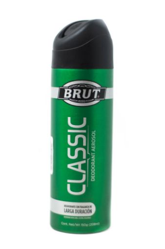 Imagen de DESODORANTE BRUT CLASSIC PARA HOMBRE EN AEROSOL 208.00 ML