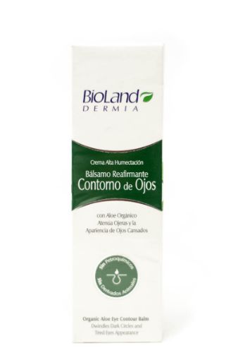 Imagen de CREMA CONTORNO DE OJOS BIOLAND DERMIA CON ALOE ORGANICO BÁLSAMO REAFIRMANTE 30 ml 