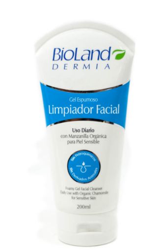 Imagen de LIMPIADOR FACIAL BIOLAND DERMIA GEL ESPUMOSO CON MANZANILLA ORGANICA  200.00 ML