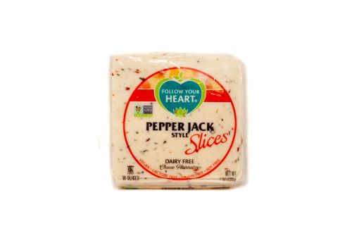 Imagen de QUESO PEPPER JACK VEGANO REBANADO FOLLOW YOUR HEART 10 UND 200.00 G