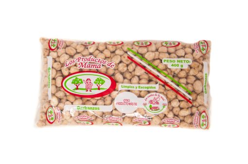 Imagen de GARBANZO LOS PRODUCTOS DE MAMÁ LIMPIO Y ESCOGIDO 400 G