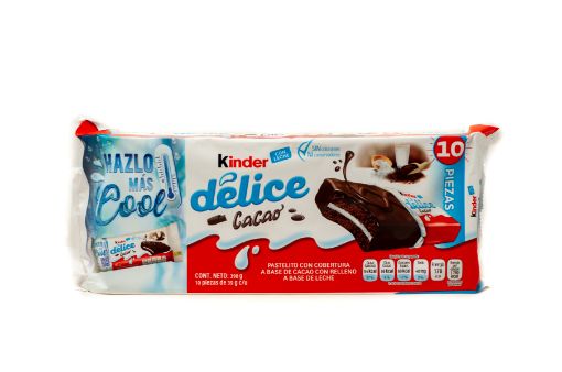 Imagen de QUEQUITOS CHOCOLATE KINDER DELICE 390 G