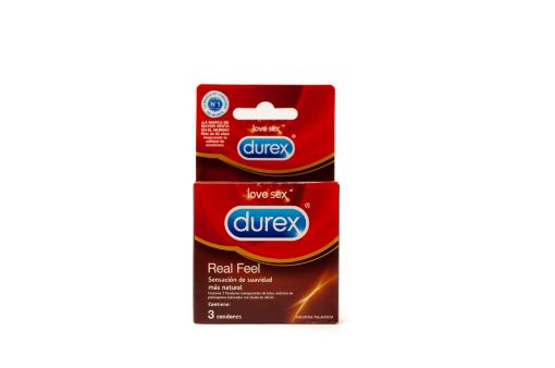 Imagen de CONDON DUREX REAL FEEL  