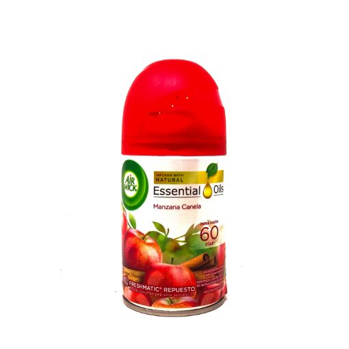 Imagen de REPUESTO AROMATIZANTE AIR WICK AUTIMÁTICO MANZANA Y CANELA 250 ml 