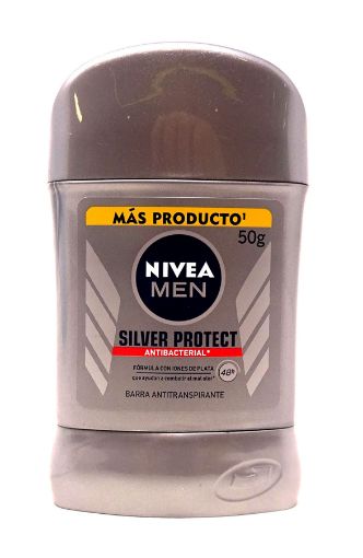 Imagen de DESODORANTE NIVEA SILVER PROTECT  PARA HOMBRE EN BARRA 50.00 G
