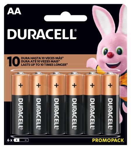 Imagen de BATERIA DURACELL DURALOCK AA 4+2 UNIDADES