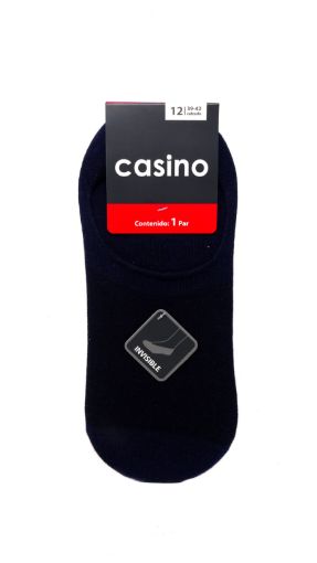 Imagen de CALCETIN CASINO PARA CABALLERO DE ALGODON COLOR AZUL TALLA 12 CALZ 1 und 