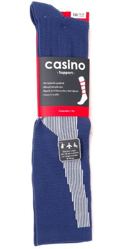 Imagen de MEDIAS MEDICADAS CASINO SUPPORT PARA MUJER COLOR AZUL T10 36-38 CALZADO 1 und 