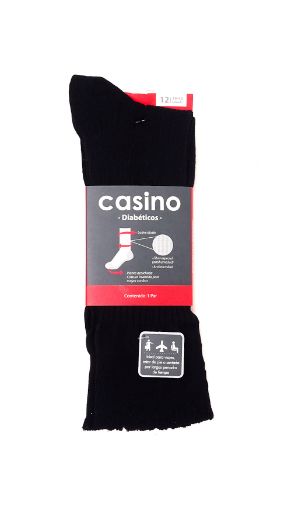 Imagen de CALCETÍN CASINO HOMBRE DIABETICO T:12 1.00 UND