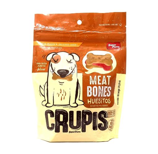 Imagen de BOCADILLOS PARA PERRO SUPER PERRO CRUPIS SABOR CARNE Y TOCINO 170.00 G