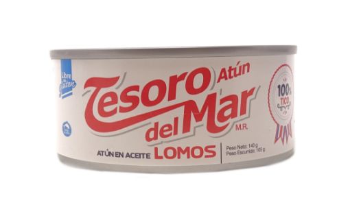 Imagen de ATÚN TESORO DEL MAR LOMOS EN ACEITE 105.00 G