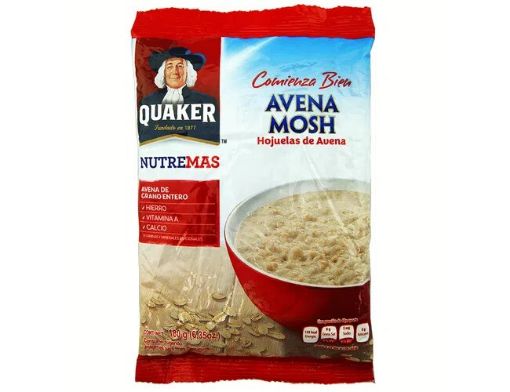 Imagen de AVENA QUAKER MOSH NUTREMAS EN HOJUELAS 180 G