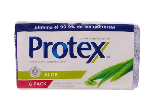 Imagen de JABON DE TOCADOR PROTEX ALOE 6 UND  660 g 