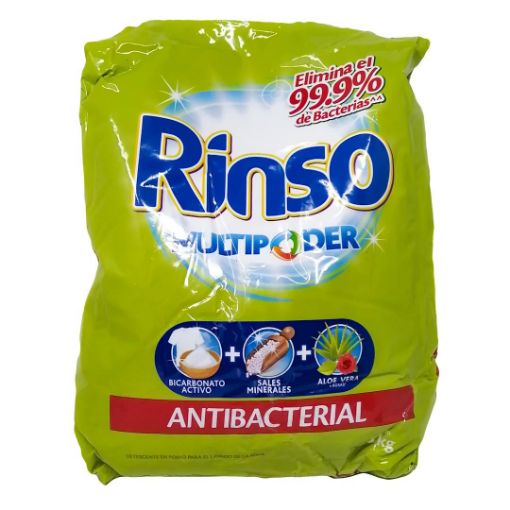 Imagen de DETERGENTE RINSO EN POLVO MULTIPODER ANTIBACTERIAL 5000.00 G