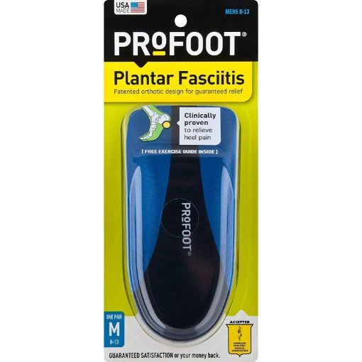 Imagen de PLANTILLA PROFOOT PARA FASCIITIS PLANTAR PARA HOMBRE TALLA 8-13 1 UND