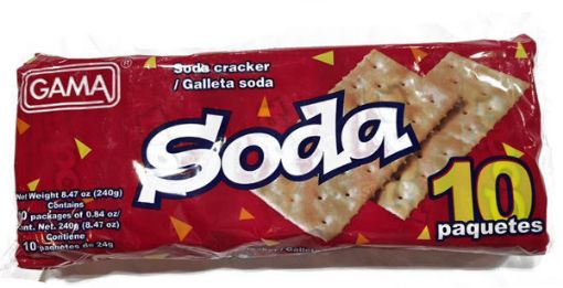 Imagen de GALLETAS GAMA SODA 10 UND 240 g 