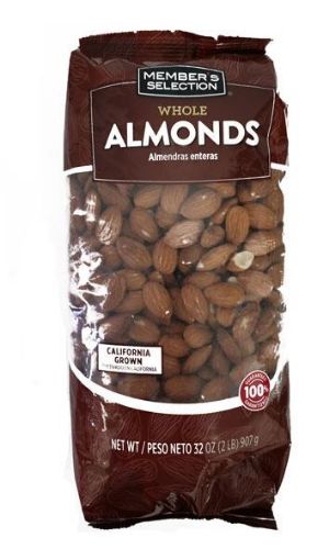 Imagen de ALMENDRAS MEMBERS SELECTION ENTERAS  907 g 