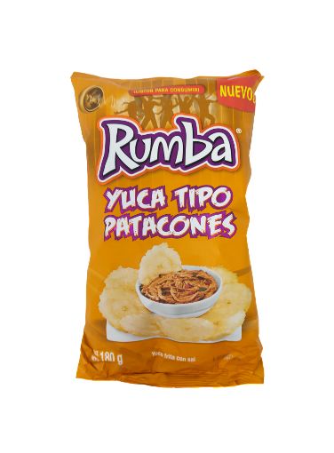 Imagen de PATACONES RUMBA DE YUCA CON SAL 180 g 