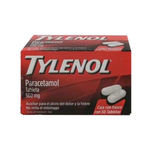 Imagen de PARACETAMOL TYLENOL TABLETA 50,00 und 