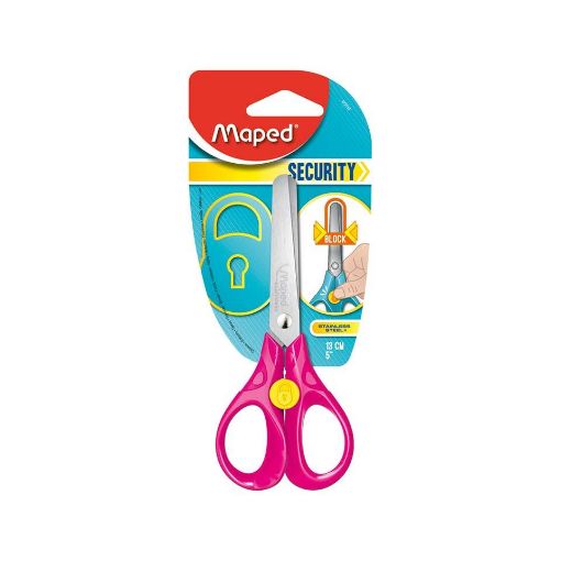 Imagen de TIJERA MAPED CON SEGURIDAD COLOR FUCSIA 1 und 
