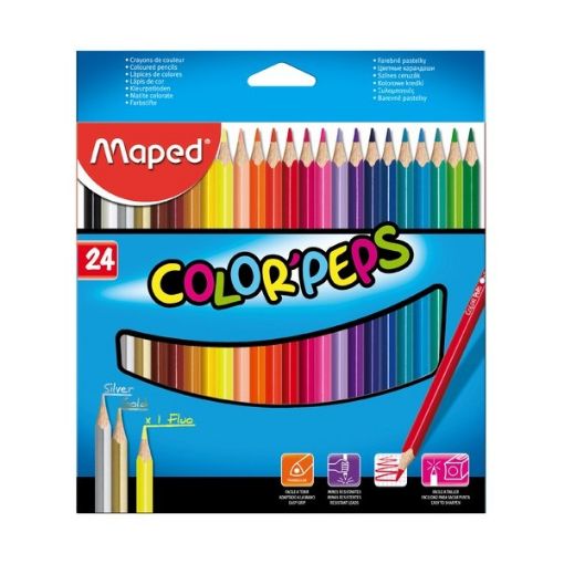 Imagen de LAPIZ DE COLOR  MAPED COLOR PEPS 24 UND 