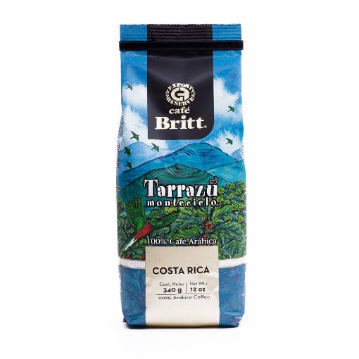 Imagen de CAFÉ BRITT MONTECIELO TARRAZÚ EN GRANO 340.00 G