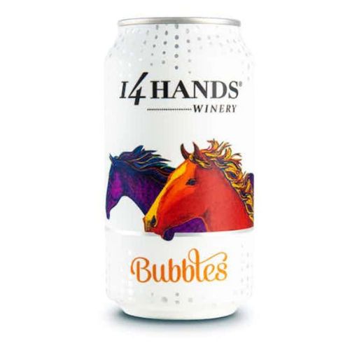 Imagen de VINO BLANCO 14 HANDS BUBBLES LATA  375 ml