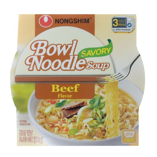 Imagen de SOPA INSTANTANEA NONGSHIM SABOR RES 86 g 