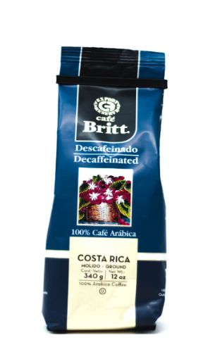 Imagen de CAFÉ BRITT DESCAFEINADO MOLIDO 340 G