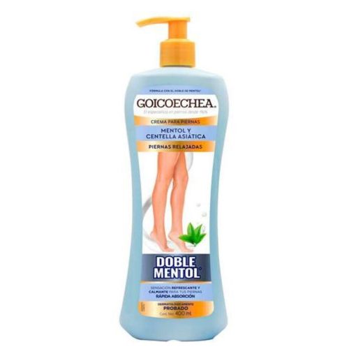 Imagen de CREMA PARA PIERNAS GOICOECHEA DOBLE MENTOL 400 ml 