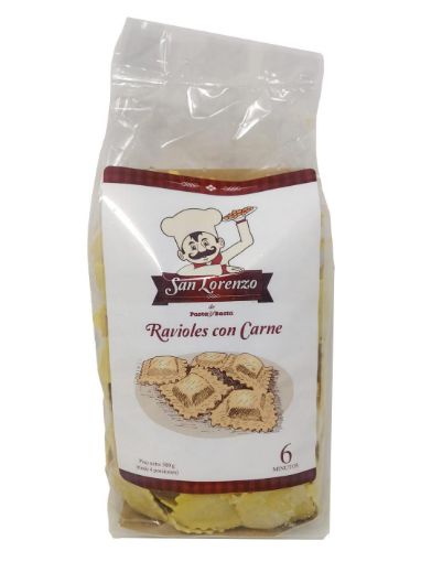 Imagen de RAVIOLES SAN LORENZO CON CARNE 500 g 