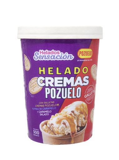 Imagen de HELADO SENSACIÓN CREMAS POZUELO 500 g 