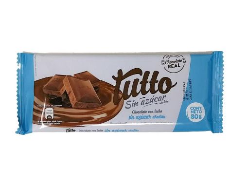 Imagen de CHOCOLATE TUTTO SIN AZÚCAR 80 g 