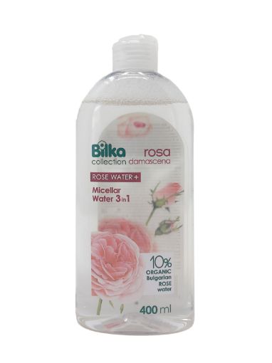 Imagen de AGUA MICELAR BILKA 3 EN 1 ROSA DAMASCENA 400 ml 