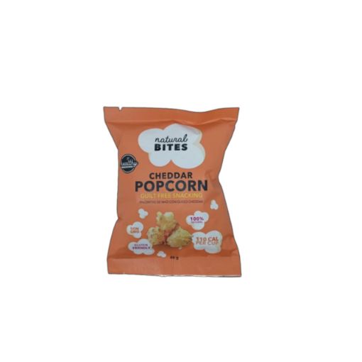 Imagen de PALOMITAS DE MAIZ NATURAL BITES QUESO CHEEDAR SIN GLUTEN 40 g 