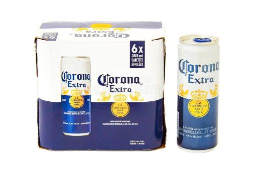 Imagen de CERVEZA CORONA 2130 ML - 6 UND CERVEZA CORONA EXTRA LATA 355 ML 