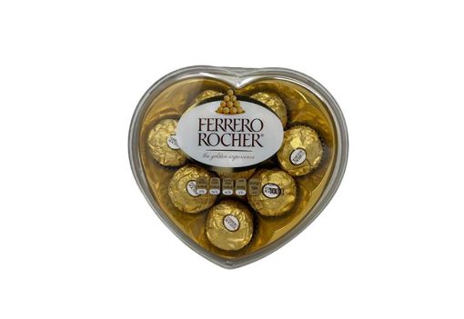 Imagen de CHOCOLATE FERRERO ROCHER CORAZÓN 8 UND 100,00 g 
