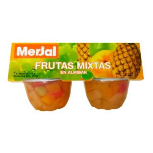 Imagen de COCTEL MERJAL DE FRUTAS 4 UND 113,00 g 