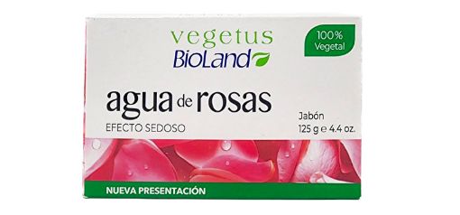 Imagen de JABÓN DE TOCADOR BIOLAND AGUA DE ROSAS 125,00 g 