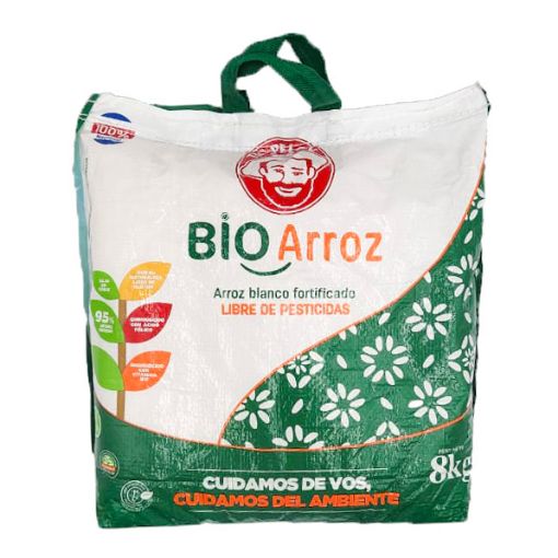 Imagen de ARROZ TÍO PELÓN BIO ARROZ FORTIFICADO 95% GRANO ENTERO SACA 8000 G