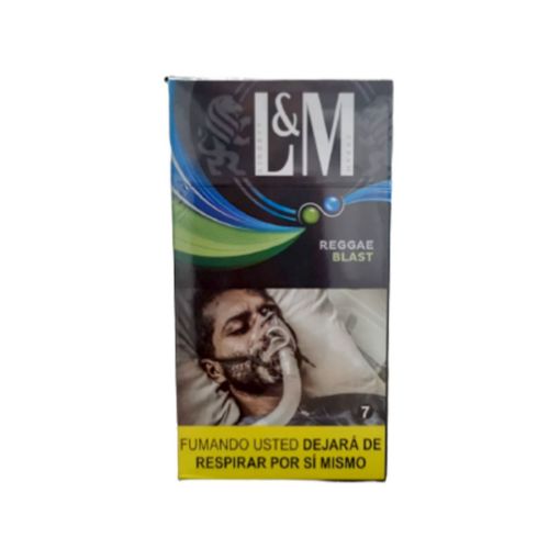 Imagen de CIGARRILLO L&M REGGAE BLAST  20 UND