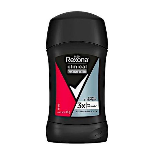 Imagen de DESODORANTE REXONA CLINICAL EXPERT SPORT STRENGTH PARA HOMBRE EN BARRA 46 g 